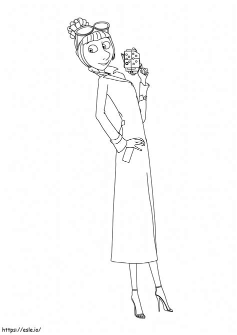 Lucy Wilde From Despicable Me Coloring Page