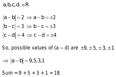 Let A B C D Be Real Numbers Such That A B B C C D