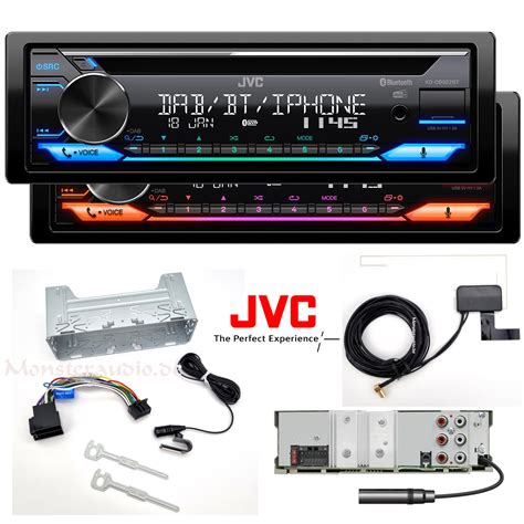 Monsteraudio JVC KD DB922BT Mit DAB Antenne Bluetooth Autoradio CD