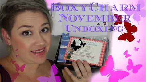 November Boxycharm Unboxing Beauty Product Reviews Youtube