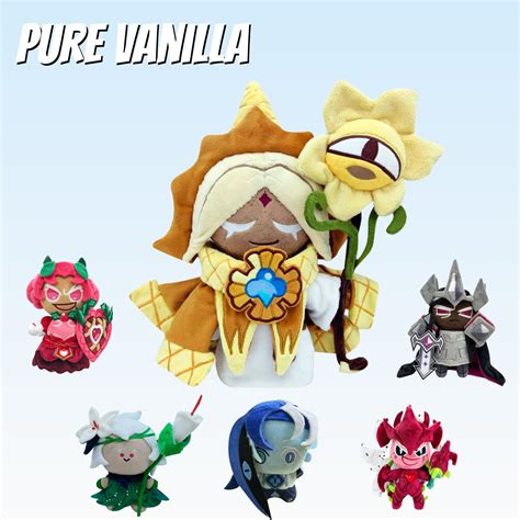 Cookie Run Kingdom Pure Vanilla Plush - 9.8 Inch Stuffed Figure, Mobile