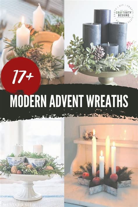 17 Modern Advent Wreath Ideas that are Beautiful and Meaningful ...