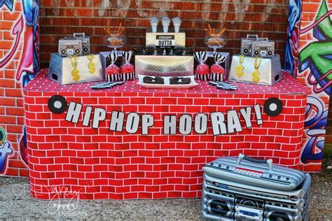 Hip Hop Birthday Party Ideas Photo 12 Of 35 Catch My Party