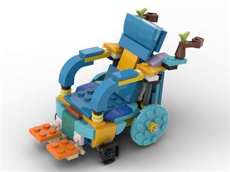 LEGO MOC 31136 Wheelchair by zengogobrick | Rebrickable - Build with LEGO