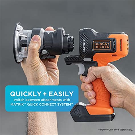 BLACK DECKER Matrix Router Attachment For Cordless Drill BDCMTR