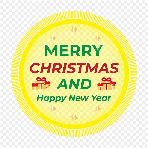 Happy Merry Christmas Vector PNG Images Merry Christmas And Happy New