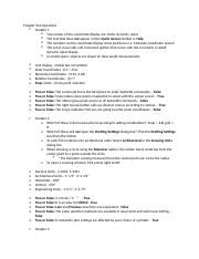 AutoCAD Textbook Ch 1 Ch 6 Docx Chapter Test Questions Chapter 1 O