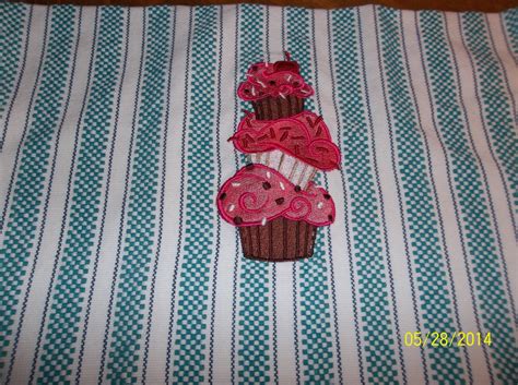 Cupcake Stack Kitchen Towel on Storenvy