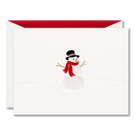 Snowman Boxed Holiday Greeting Cards