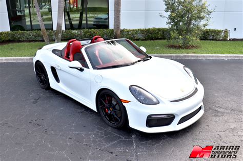 Used 2016 Porsche Boxster Spyder For Sale 99 900 Marino Performance Motors Stock 152074