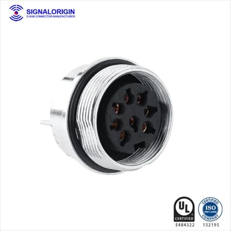 pin female waterproof industrial circular connectors sgconnectorcom