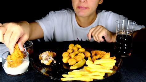 Tavuk Kova Patates Kızartması Kola Asmr 4k Youtube