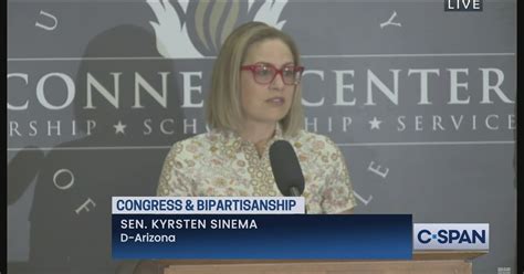 Sen. Kyrsten Sinema Gives Speech on Bipartisanship | C-SPAN.org