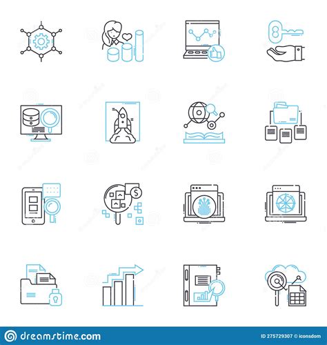 Surveys Line Icons Signs Set Design Collection Of Survey Polls