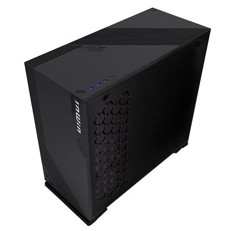 In Win 103 Rgb Tempered Glass Mid Tower Atx Case Black 103rgb Black Mwave