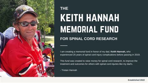 Fundraiser By Tristan Hannah Keith Hannah Memorial Fund