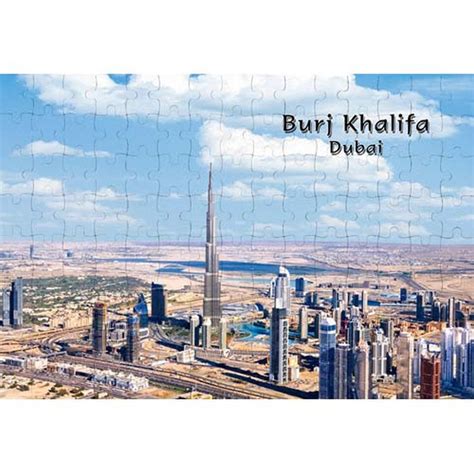 Ajooba Dubai Souvenir Puzzle Burj Khalifa Jomla Ae