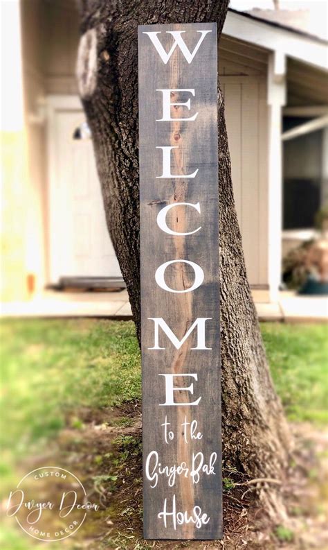 Custom And Personalized Porch Sign Made By Dwyer Decor In Sacramento