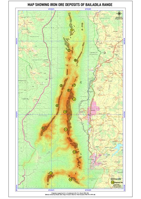 (PDF) MAP OF IRON ORE DEPOSITS OF BAILADILA RANGE