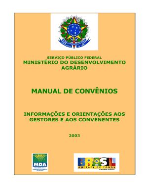 Preenchível Disponível sistemas mda gov Manual de conv nios Sistemas