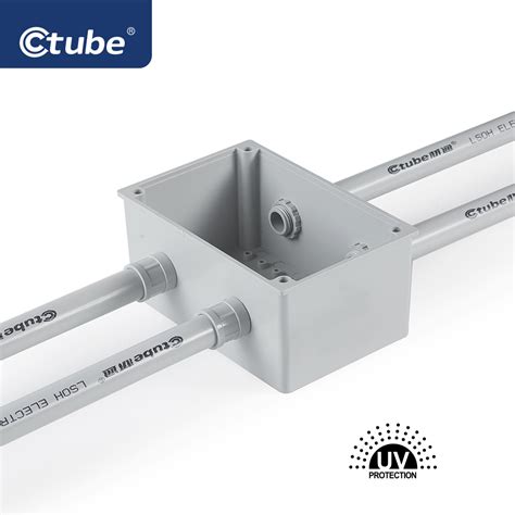 AS NZS 2053 300 200 152mm Adaptable Box Electrical PVC Conduit Fitting