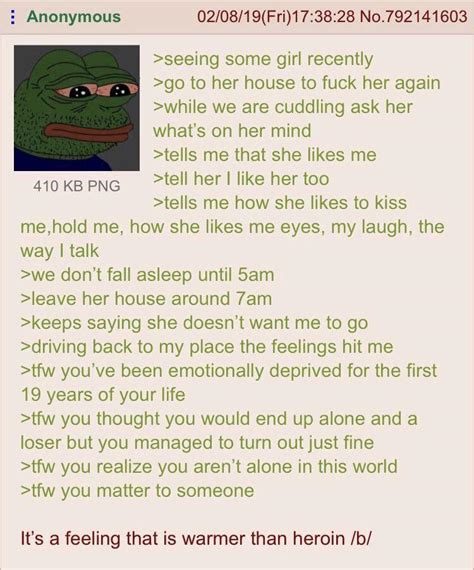 Anon Finds Love Rgreentext Greentext Stories Know Your Meme