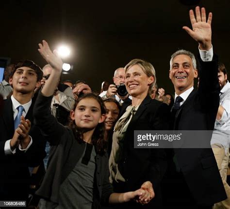 Former White House chief of staff Rahm Emanuel, his wife Amy Rule ...