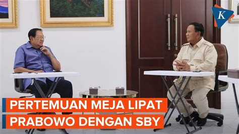 Prabowo Ungkap Tujuan Dan Isi Pertemuan Dengan SBY AHY Dan Ibas Di