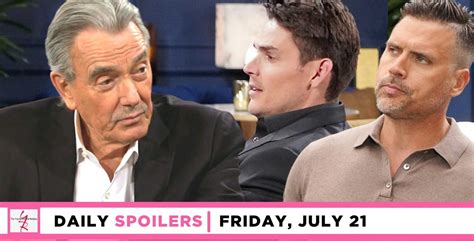 Young And The Restless Spoilers Victor Challenges Nick And Adam