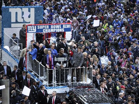 New York Giants Super Bowl parade