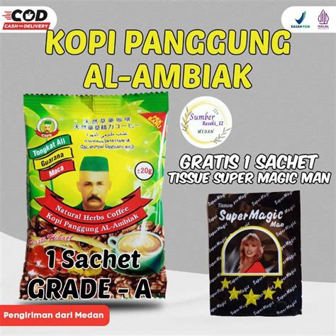 Jual Kopi Panggung Al Ambiak Original Malaysia Sachet Shopee Indonesia