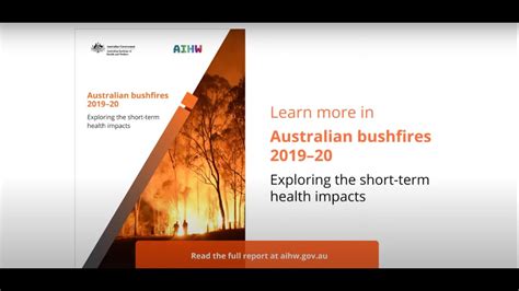 Australian Bushfires 2019 20 Exploring The Short Term Health Impacts