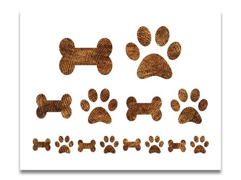 Puppy Paw Pattern Stencil Reusable Color Draw Paint Dog - Etsy