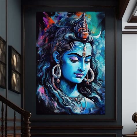 Modern Lord Shiva Paintings