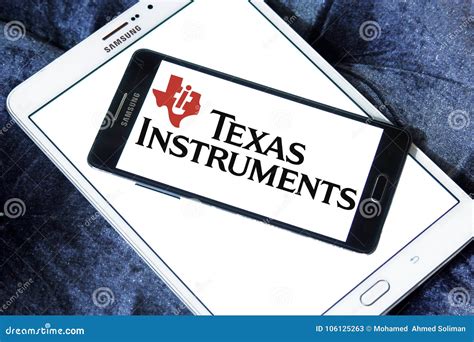 Texas Instruments Company Logo Editorial Stock Photo - Image of logo ...