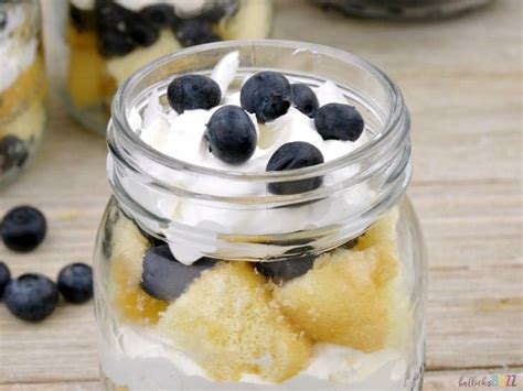 Blueberry Shortcake Trifles Shortcut Mason Jar Dessert Ideas For The