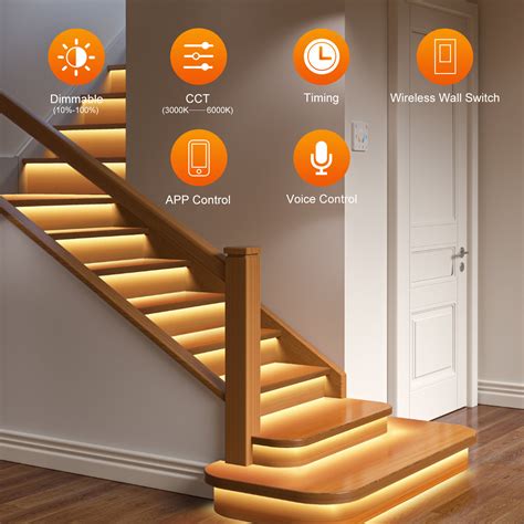 Motion Sensor Led Stair Lighting — Komigan