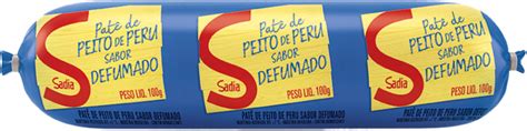 Patê Sadia De Peito De Peru Defumado Bisnaga 100g Supertem