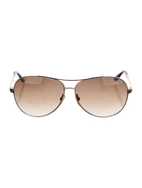 Tom Ford Aviator Gradient Sunglasses Brown Sunglasses Accessories Tom136490 The Realreal