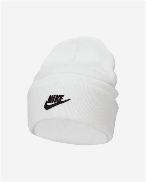 Bonnet Nike Peak Tall Cuff Futura Blanc Noir Pour Adulte Ekinsport