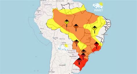 Inmet Emite Alerta Vermelho Para Chuvas Fortes A Partir Desta Quinta