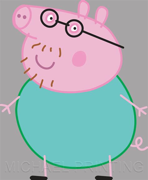 Daddy Pig Peppa Pig Svg Peppa Pig Png Peppa Pig Clicpart Etsy