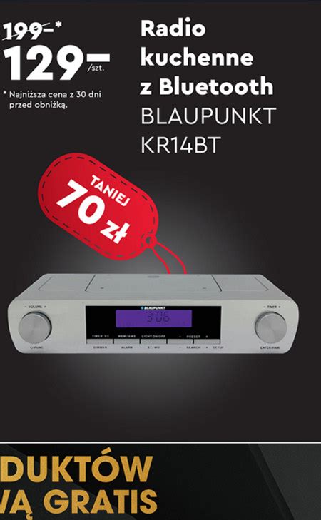 Radio Blaupunkt Taniej Promocja Biedronka Ding Pl