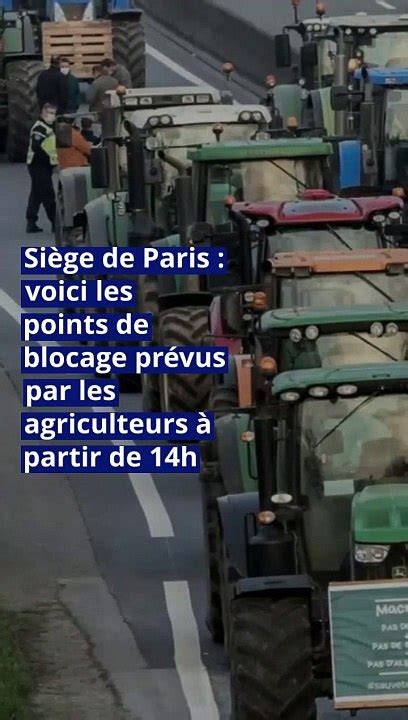 Si Ge De Paris Voici Les Points De Blocage Pr Vus Par Les