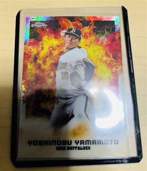 Yahooオークション 2022 Topps Npb Chrome オリックス 山本由伸 イ