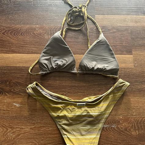 Brand New Blackbough Bikini Set Super Cute Gold Depop