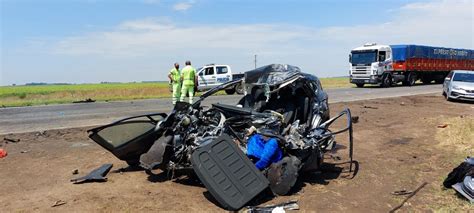 Accidentes en Ruta 205 Choque fatal un vuelco y una múltiple