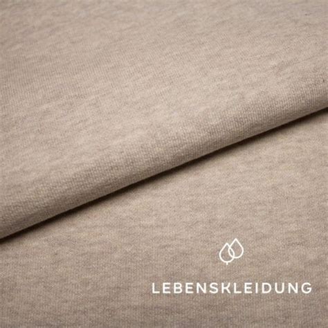 Lebenskleidung Organic Sweater Knit Brushed Nude Marl