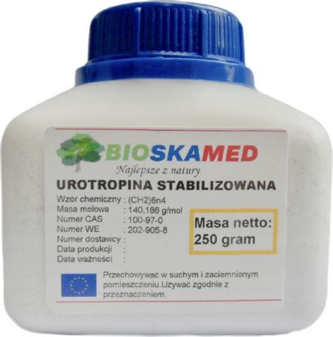 Drobne Akcesoria Medyczne Bioskamed Urotropina Czysta 250 Gram Ceny I