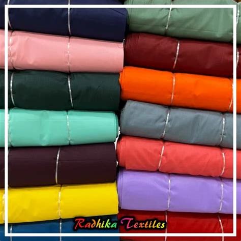 Plain Solids Magic Fabric 44 Inch Polyester Cotton Multicolour At